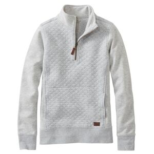 L.L. Bean Quilted 1/4 Zip Pull Over